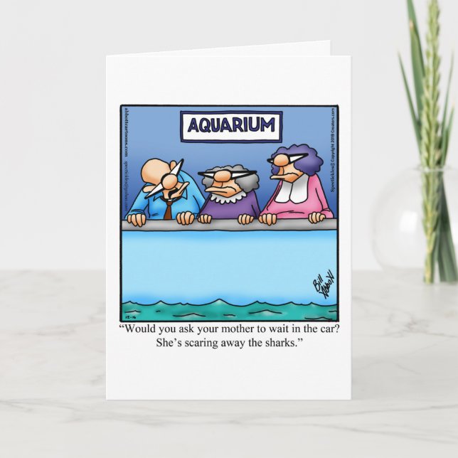 Funny Mother in Law Humour Greeting Card (Front)