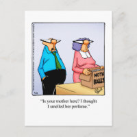 Funny Mother in Law Humour Postcard