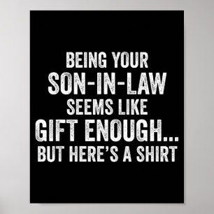 Funny Mother In Law Sarcastic Humor Quote From Son Poster