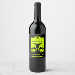 Funny Mother In Law  Wine Label