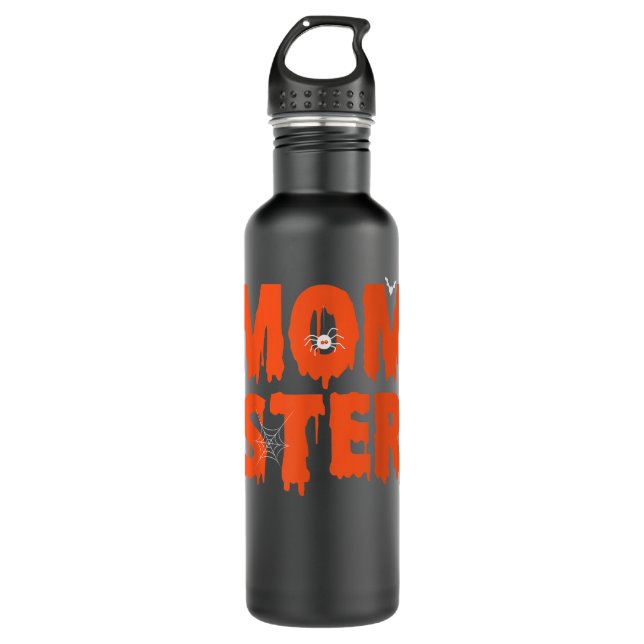 Funny Mother Mum Momster Halloween Costume monster 710 Ml Water Bottle (Front)
