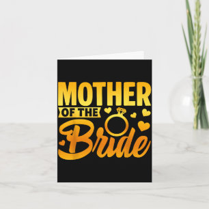 Funny mother of the bride motherly love wedding card
