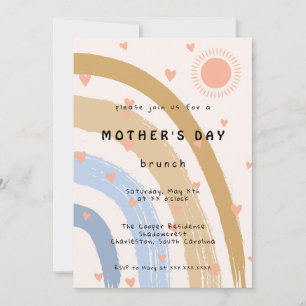 Funny Mother’s Day Brunch Rainbow Invitation