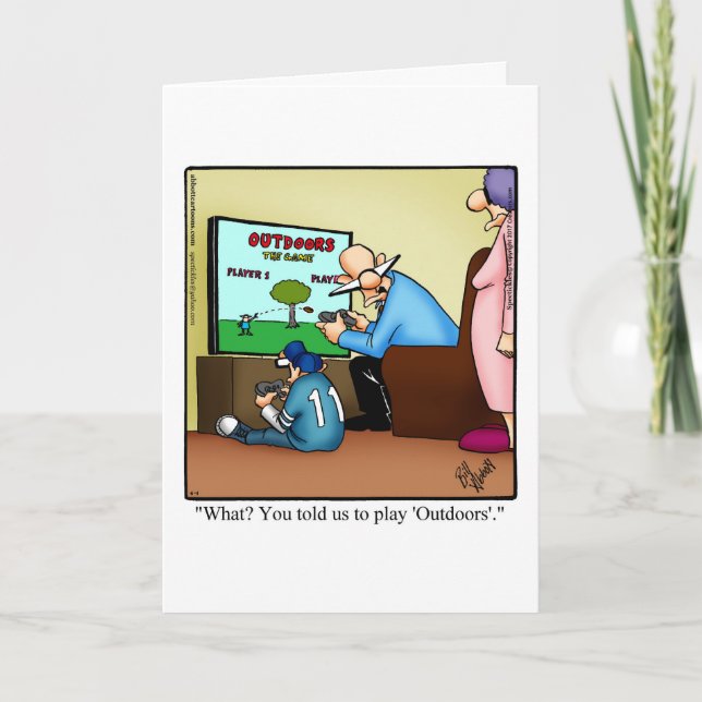 Funny Mother’s Day Greeting Card  (Front)
