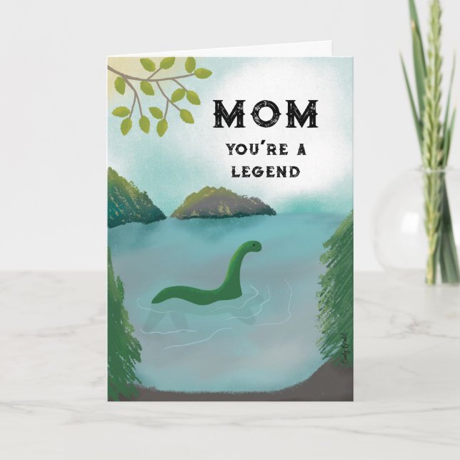 Funny Mother’s Day Lochness Card (Front)