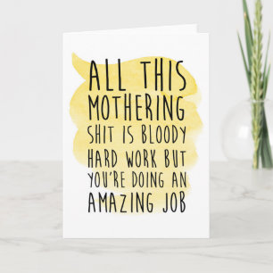 funny mother's day card