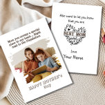 Funny Mother's day Card From Son<br><div class="desc">A funny mother's day card with a message from a son with a personalised photo on the front side and an emotional message on the backside makes this gift a perfect way to bring a smile to your mother's face. A lovely mother day gift from a son.</div>