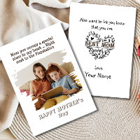 Funny Mother's day Card From Son