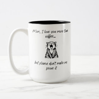 Funny Mothers Day Cat Mug