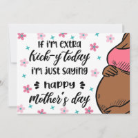 Funny Mother's Day from Baby Bump for Mum to Be
