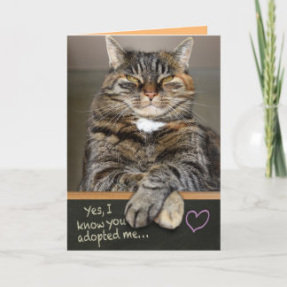 Funny Mother's Day From The Cat - I Own You Card