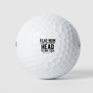 funny mothers day gift for mother mum golf balls