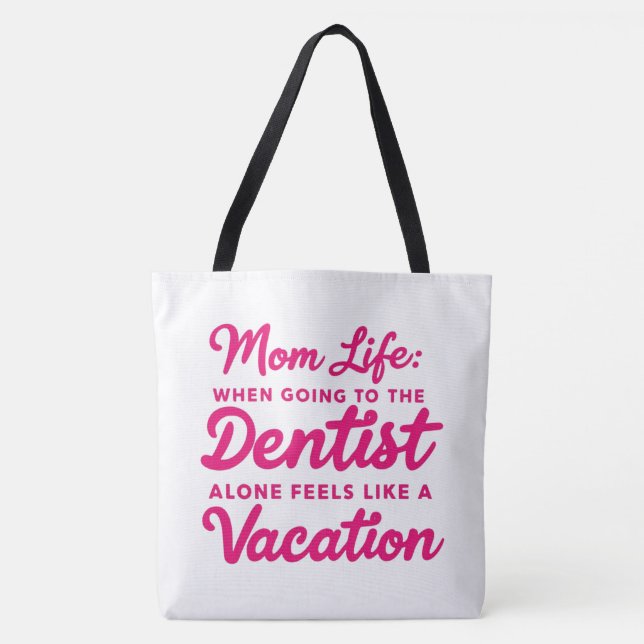 Funny Mother's Day Gift Tote Bag (Front)