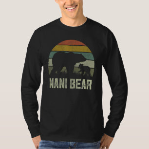 Funny Mothers Day Grandma  Cub Kids Nani Bear T-Shirt