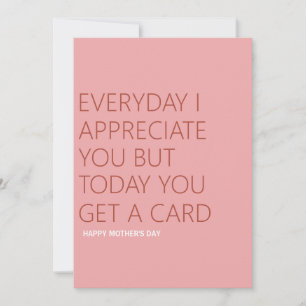 Funny Mother's Day Holiday Card