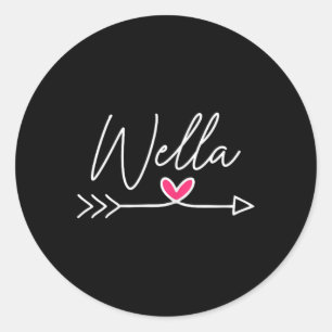 Funny Mothers Day Shirt Cute Pink Arrow Heart Well Classic Round Sticker