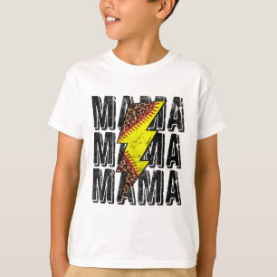 Funny Mothers Day Softll Leopard Thunderstorm Gran T-Shirt