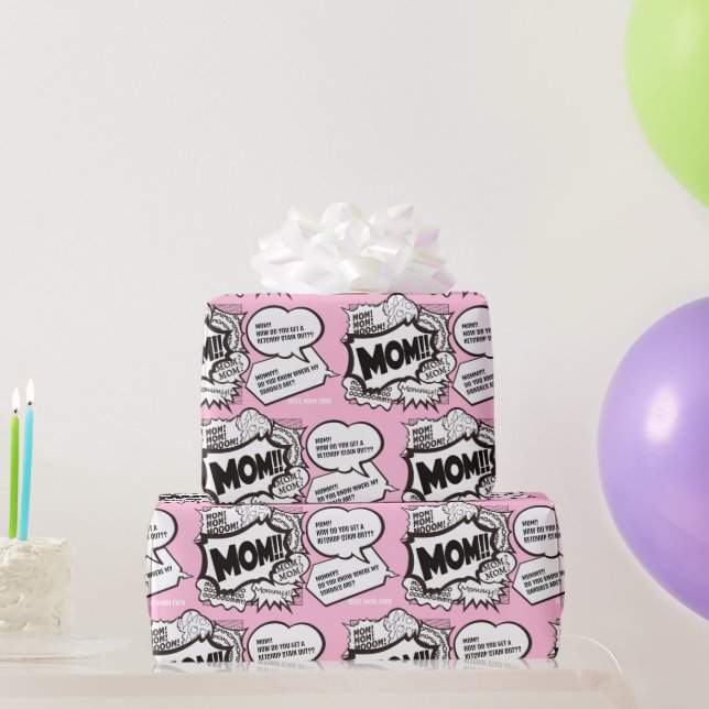 Funny Mother's Day thank you cards Wrapping Paper (Party Gifts)