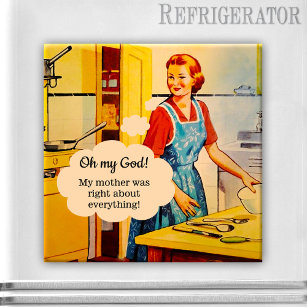 Funny Mother's Day Vintage Magnet