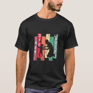 Funny Mother's Day Vintage Tired Moms Cute Mom Off T-Shirt