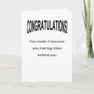 funny motivational congratulations card
