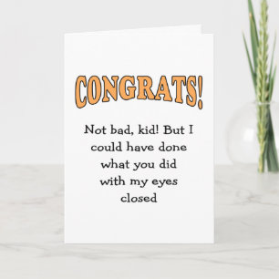 funny motivational congratulations card
