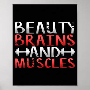 Funny Motivational Fitness T Shirt. Workout Shirt  Poster