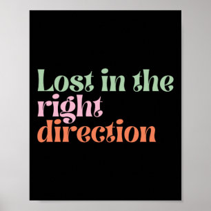 Funny Motivational Quote Aesthetic Trendy Typograp Poster