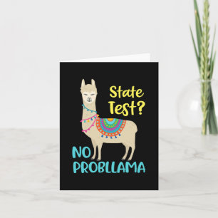 Funny Motivational State Test Day For Students Card