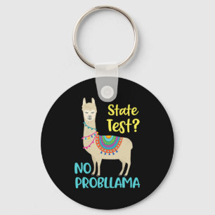Funny Motivational State Test Day For Students Key Ring