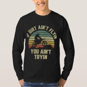 Funny Motocross Dirt Bike Retro Racing Dirt Bike R T-Shirt