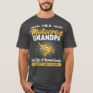 Funny Motocross Grandpa Motorcross Gift T-Shirt