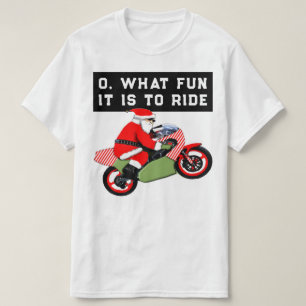 Funny Motorcycle Christmas T-Shirt
