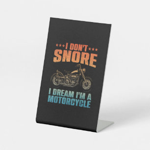 Funny Motorcycle Design For Men Women Motorcycle R Pedestal Sign
