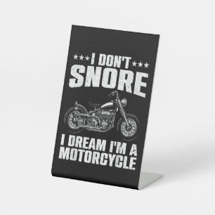 Funny Motorcycle Design For Men Women Motorcycle R Pedestal Sign