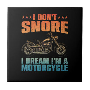 Funny Motorcycle Design For Men Women Motorcycle R Tile