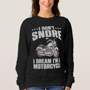Funny Motorcycle For Men Women Dad Biker Rider Bik Sweatshirt