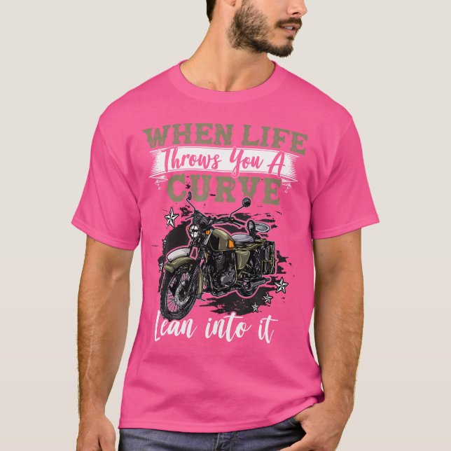 Funny Motorcycle Lover Graphic Biker Men Motorbike T-Shirt (Front)