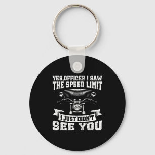 Funny Motorcycle Lover Graphic Women Men Motorbike Key Ring