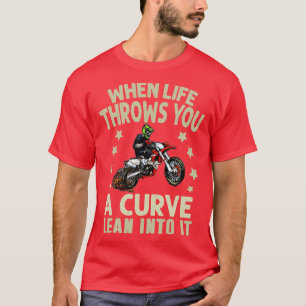 Funny Motorcycle Racer Design T-Shirt