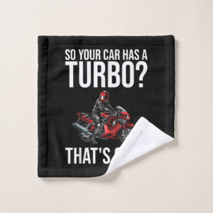 Funny Motorcycle Sportbike Gift Men Women Motorbik Wash Cloth
