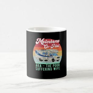 Funny Motorhome RV Co-Pilot gift for Wife Coffee Mug