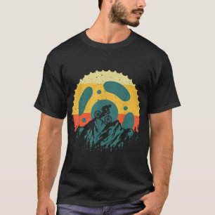 Funny Mountain Bike Art For Men Women Vintage Cycl T-Shirt
