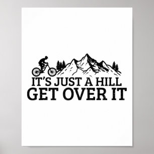 Funny Mountain Bike Mtb Cycling Biking Biker Cycli Poster