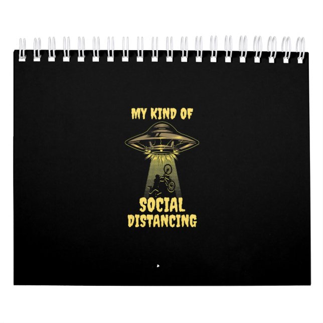 Funny Mountain Bike Quotes Biker Cyclist Calendar (Cover)