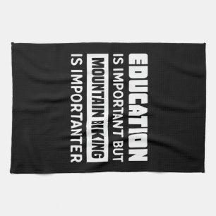 Funny Mountain Bike Shirt - Mountain Bike Tea Towel
