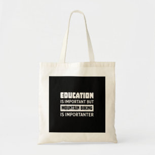 Funny Mountain Bike Shirt - Mountain Bike Tote Bag