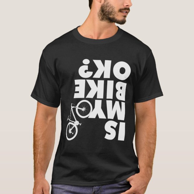 Funny Mountain Bike  T-Shirt (Front)