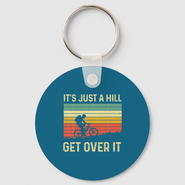 Funny Mountain Biking Design For Men Women Trail R Key Ring (Front)