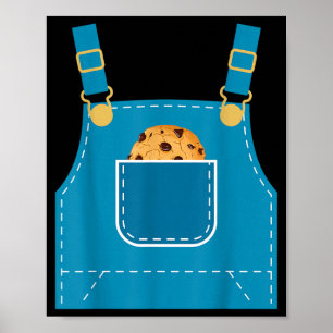 Funny Mouse Halloween Costume Book Cookie Teacher Poster